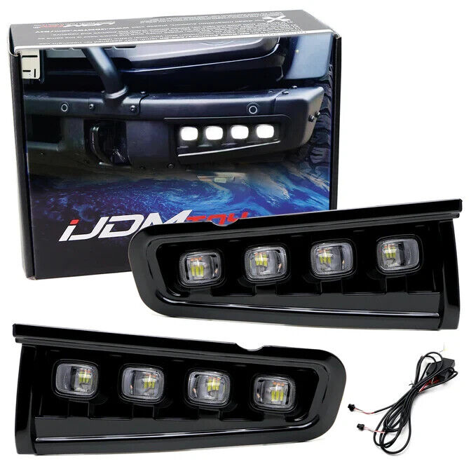 Modular Bumper G6 Ford Bronco Sequential Switchback LED DRL Fog Light & Indi Kit