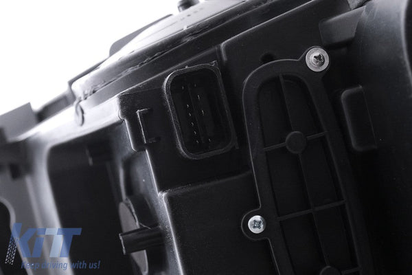 KT LUXE Pair LED HID DRL 4D Headlights BMW X5 F15 13-18 Conversion to G05 LHD