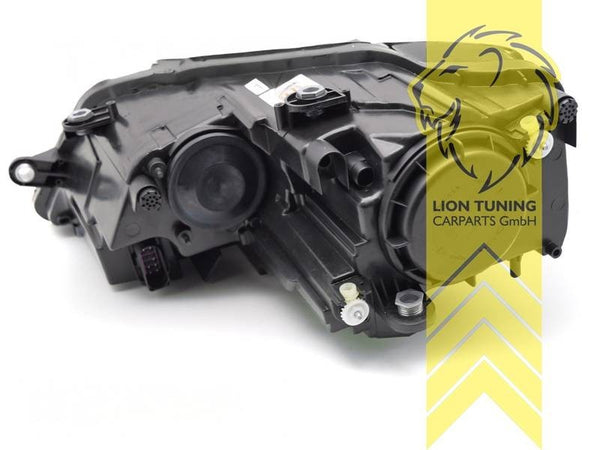 LTG Pair LED DRL Lightbar Headlights VW Jetta 6 162 11-18 black LHD EXPORT ONLY