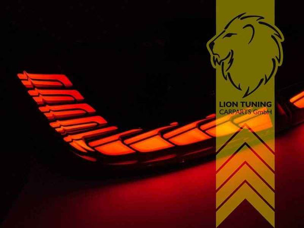 LT LED DRL Laser Line Lightbar BMW 3 Series G20 + LCI Sedan Red Black LHD