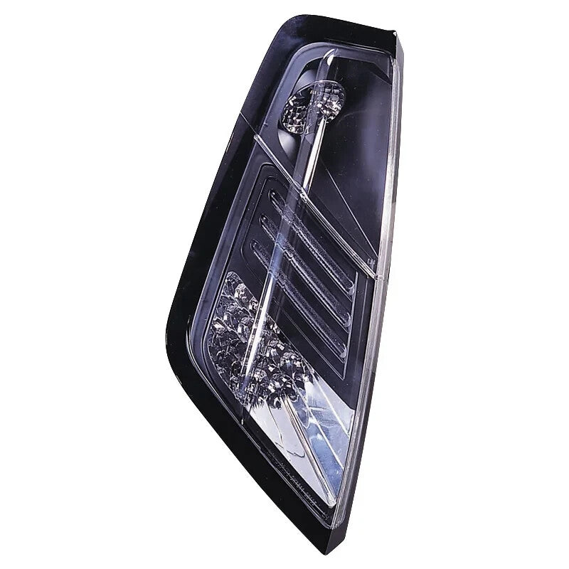 AS Pair Fiat Grande Punto 2005+ LED Rear Lights Taillights Clear Black LHD