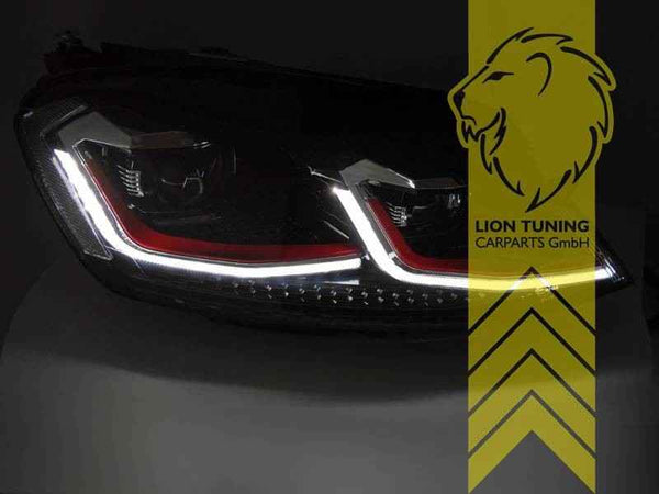 LTG Pair LED DRL  Lightbar Headlights VW Golf 7 Facelift 7.5 Saloon Variant LHD