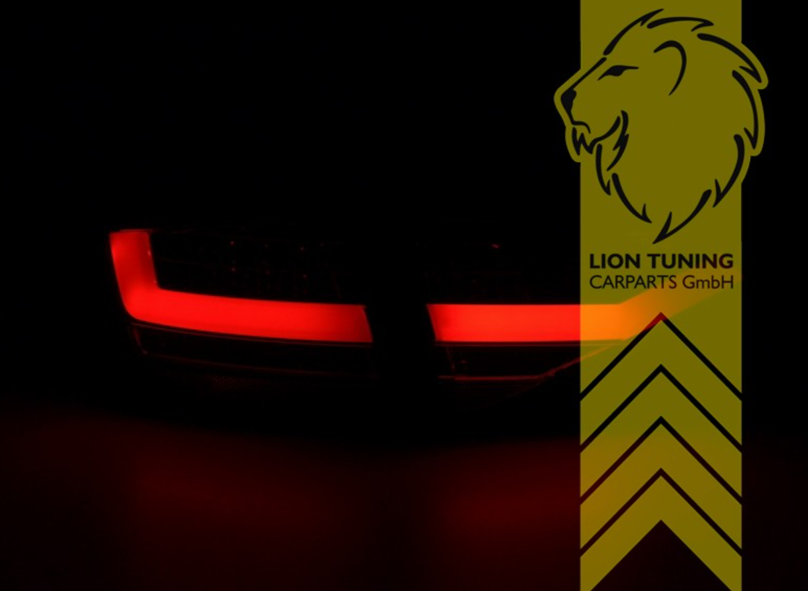 LT Pair LED REAR LIGHTS Lightbar DRL Audi A4 B8 8K Saloon 07-11 red S4 S-Line