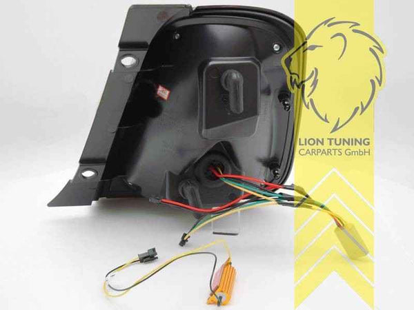 LT Pair LED Lightbar Rear Lights Tail Fiat 500 500C 595 695 312 FL Abarth Red