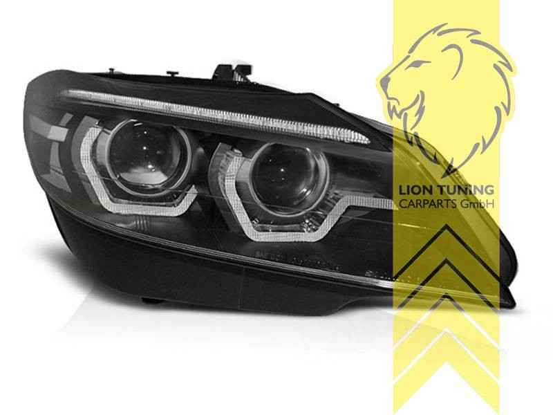 LTG Pair LED DRL Dyna Headlights BMW Z4 E89 Roadster Coupe Black Xenon HID LHD