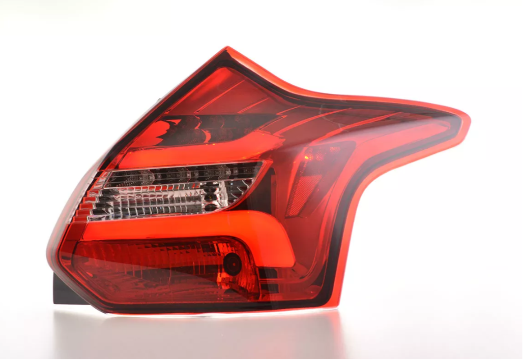 FK Pair Rear LED lights lightbar Ford Focus 3 C346 MK3 red smoke 11-14 SEQ Ind