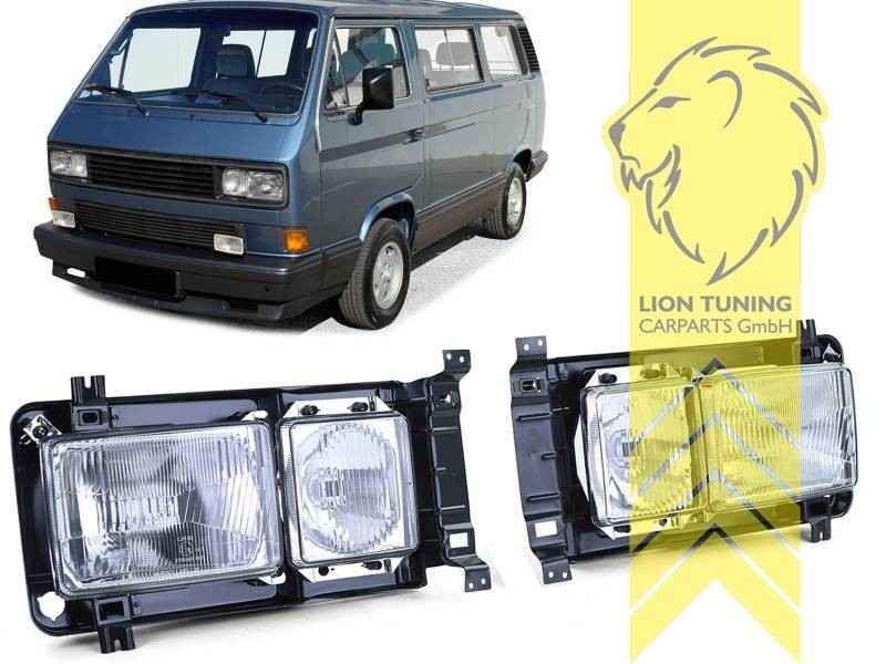 LT Aftermark Headlights VW T3 Bus Multivan Caravelle Bus Box Flatbed 79-92