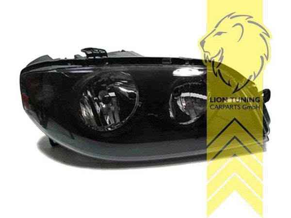 LT Pair Halogen Aftermarket Headlights Fiat Punto 2 188 black 03-07 LHD
