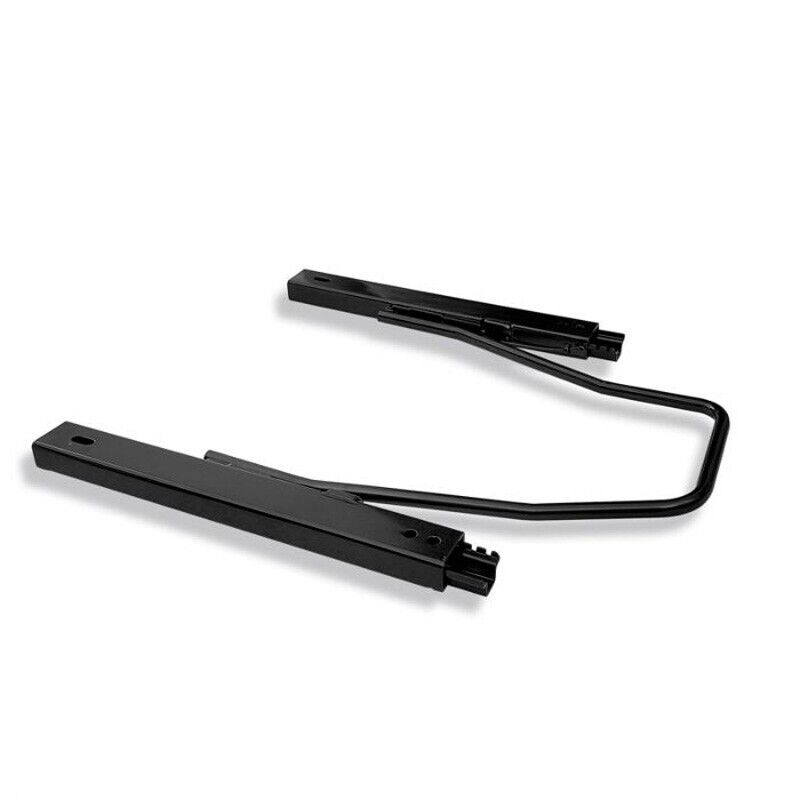 AS x1 Univ Classic RS Black Grey PVC Car Kit Fixed Back Bucket Seat + slides