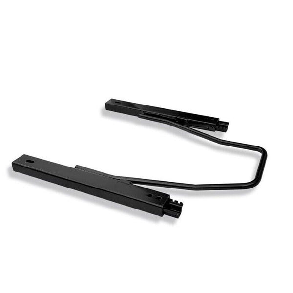 AS x1 Univ Classic RS Black Grey PVC Car Kit Fixed Back Bucket Seat + slides