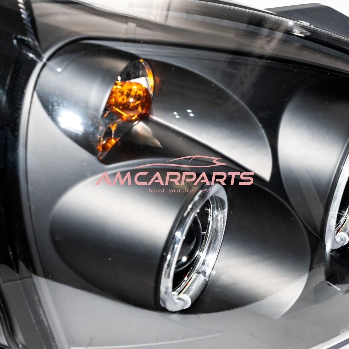 AMCP Pair LED DRL Halo Headlights RENAULT CLIO 2 Hatchback Van SB0 1 2 LHD