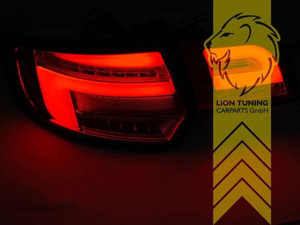 LT Pair LED Lightbar Rear Lights Audi A3 8P Sportback black 08-12 LHD