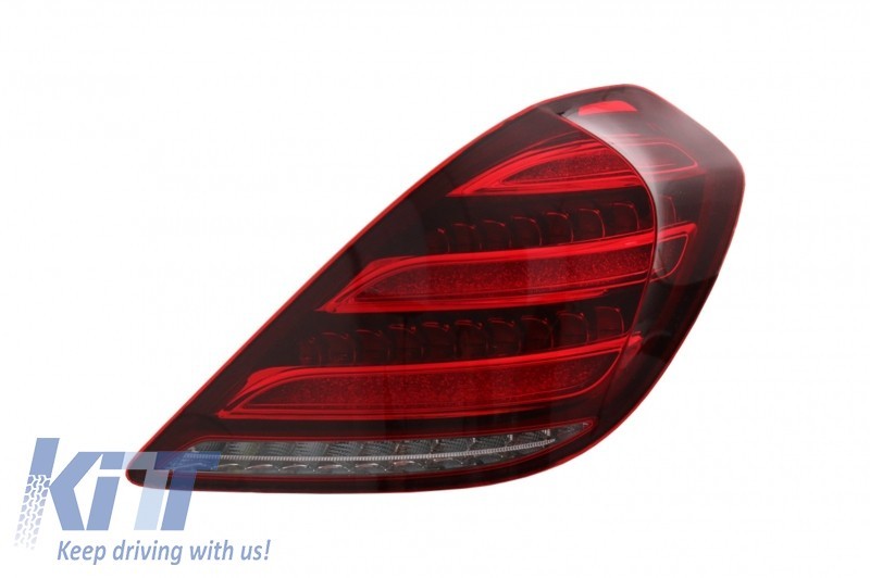 KT Pair LED Sequential Rear Lights Tail Lamps Mercedes S-Class W222 13-17 LHD