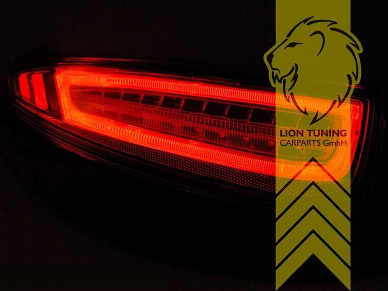 LTG LED Lightbar Rear Lights Tail Lamps Porsche 911 997 2 Facelift 08-11 Red LHD