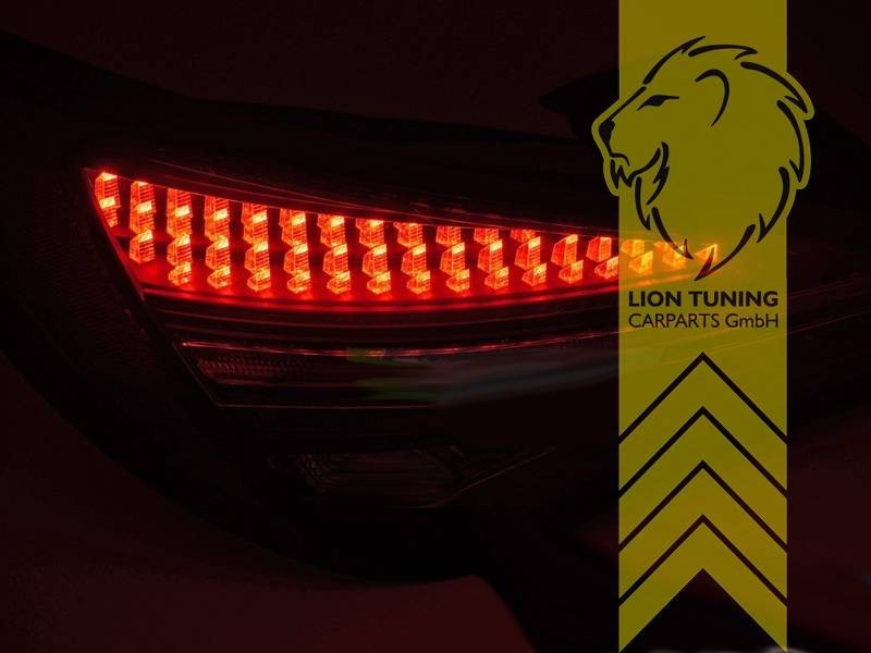 LTG Pair LED Rear Lights Tail Lamps Mercedes CLA C117 Facelift 13-18  black LHD