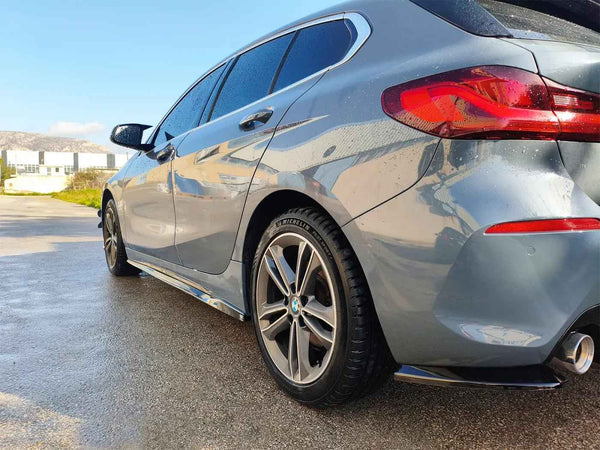 Motordrome Design Side Skirts Extensions BMW 1 Series F40 Glossy Black