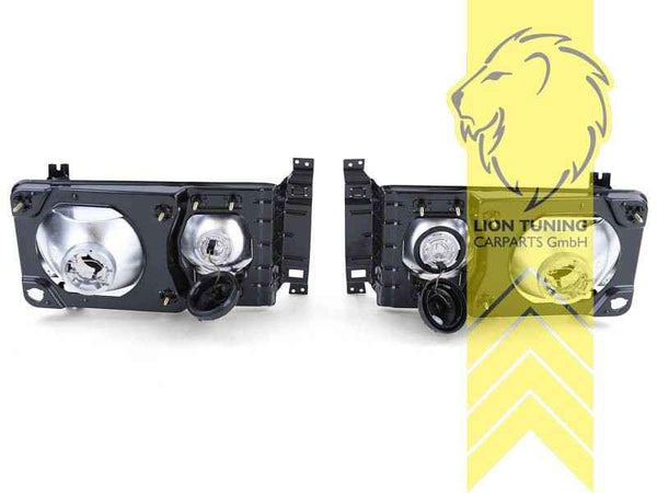LT Aftermark Headlights VW T3 Van Multivan Caravelle Bus Box Flatbed 79-92 black