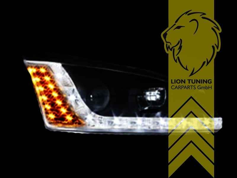 LTG Pair LED DRL Lightbar Headlights Ford Focus 2 DA 04-08 hatchback estate LHD
