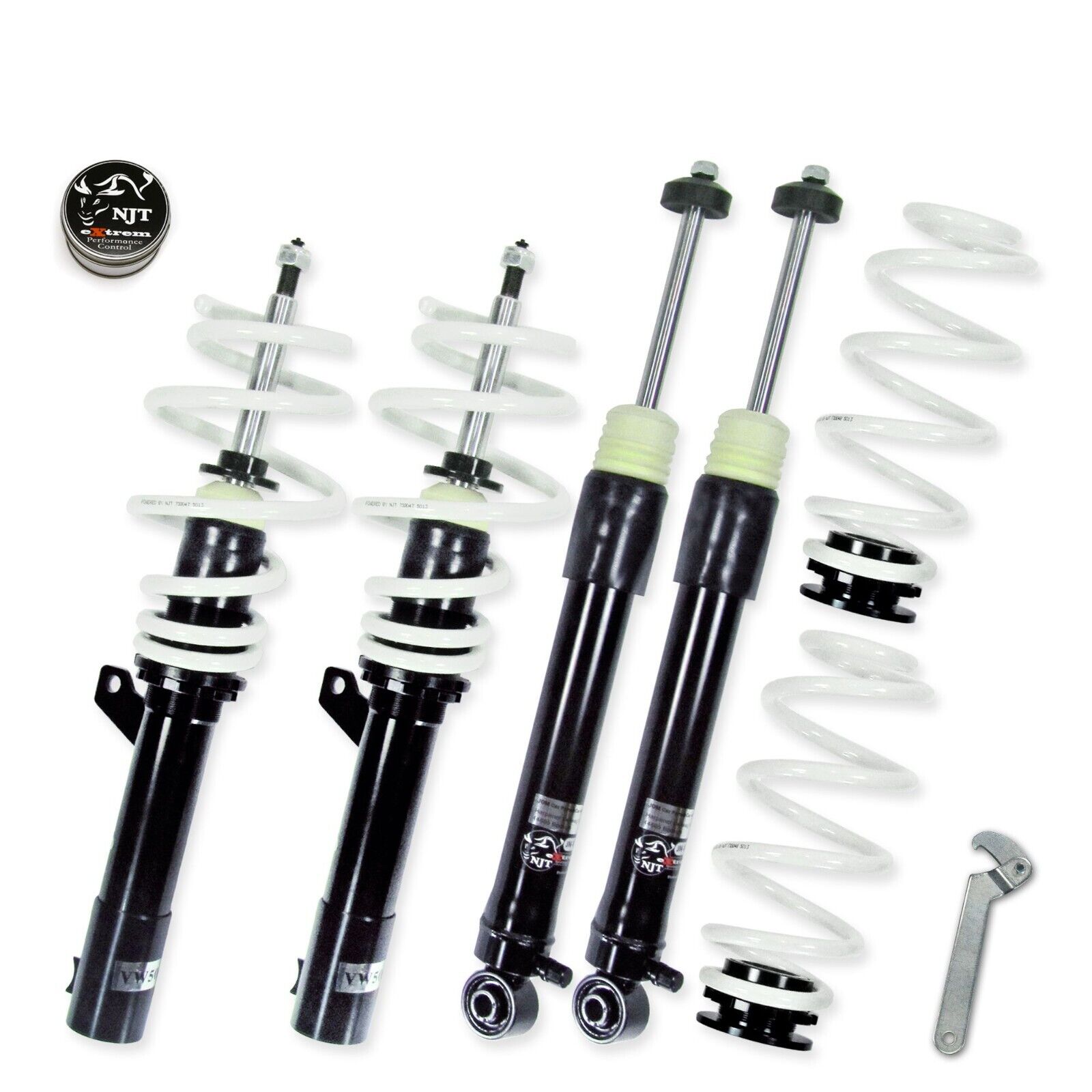 JOM Coilovers NJT eXtrem Coilover Kit VW Golf 6 MK6 1.9i 2.0 TDi DSG 20-60mm