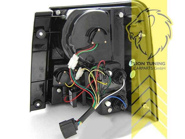 LT Pair DYNAMIC LED DRL Rear Tail Lights Range Rover 3 LM 02-12 Black Smoke LHD