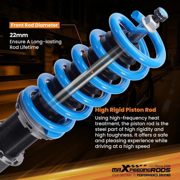 MXPR Pro Performance Lowering Coilovers Suspension Audi A6 C7 2012-2018 QUATTRO