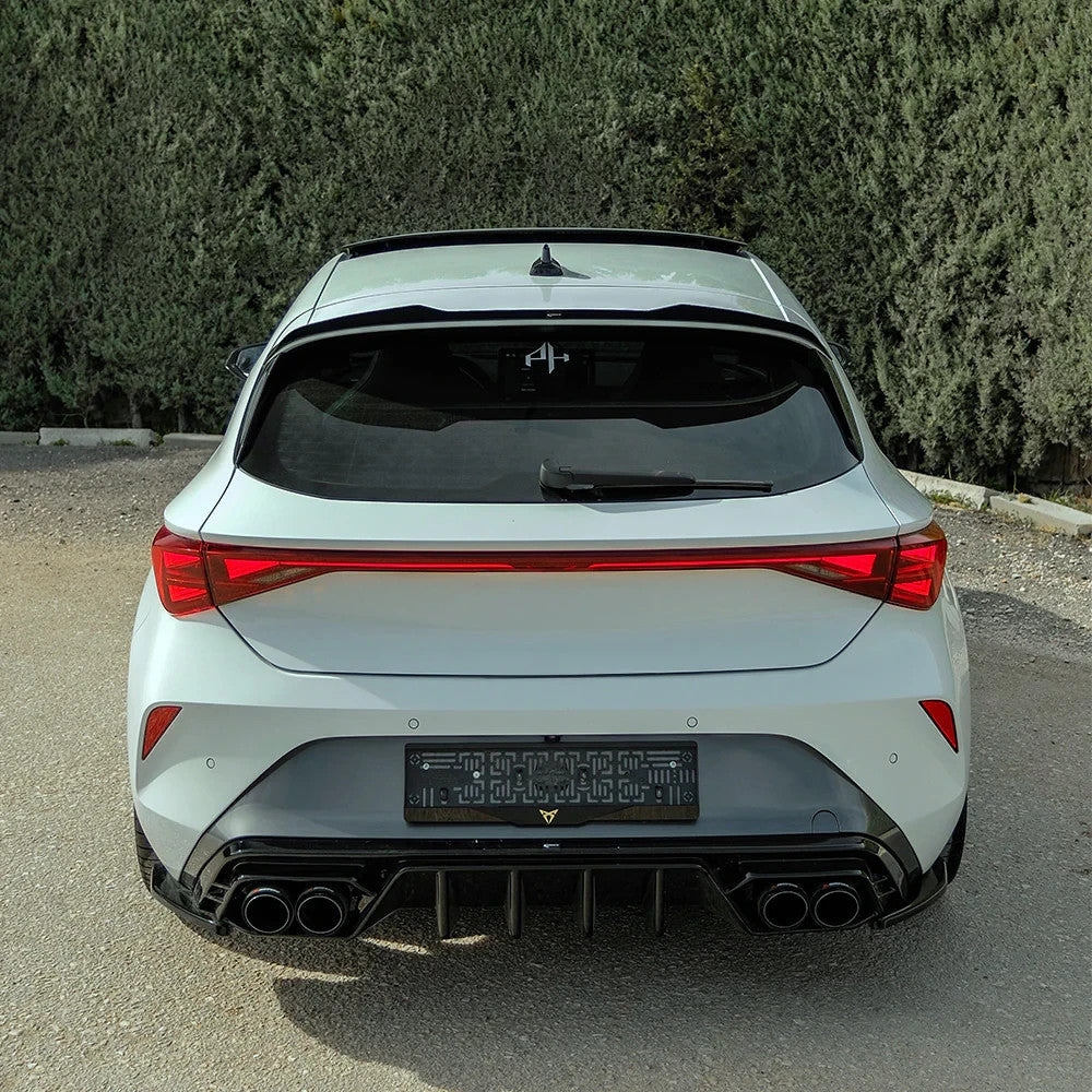 OW Rear Diffuser Seat CUPRA Leon 1 MK1 2020+ ABS Gloss Black Body Kit Styling