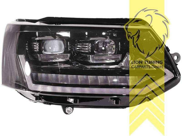 LTG Pair LED DRL Lightbar Headlights VW T5 FL Van Bus T5.1 Transporter 09-15 LHD
