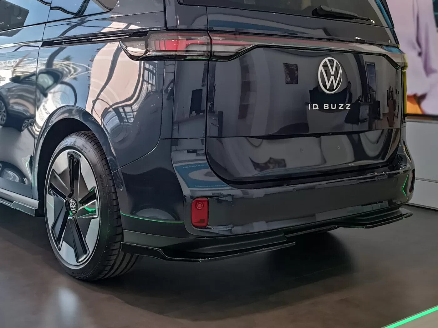 Motordrome Rear Splitter Diffuser VW ID. Buzz 2022+ Gloss Black