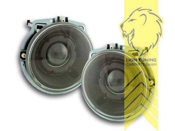 LTG Pair LED DRL Headlights Mercedes W461 W463 G-Class 89-06 black LHD