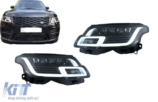 KT Pair LED DRL Dyna Headlights Land Range Rover IV Vogue 13-17 Conv 18+  LHD