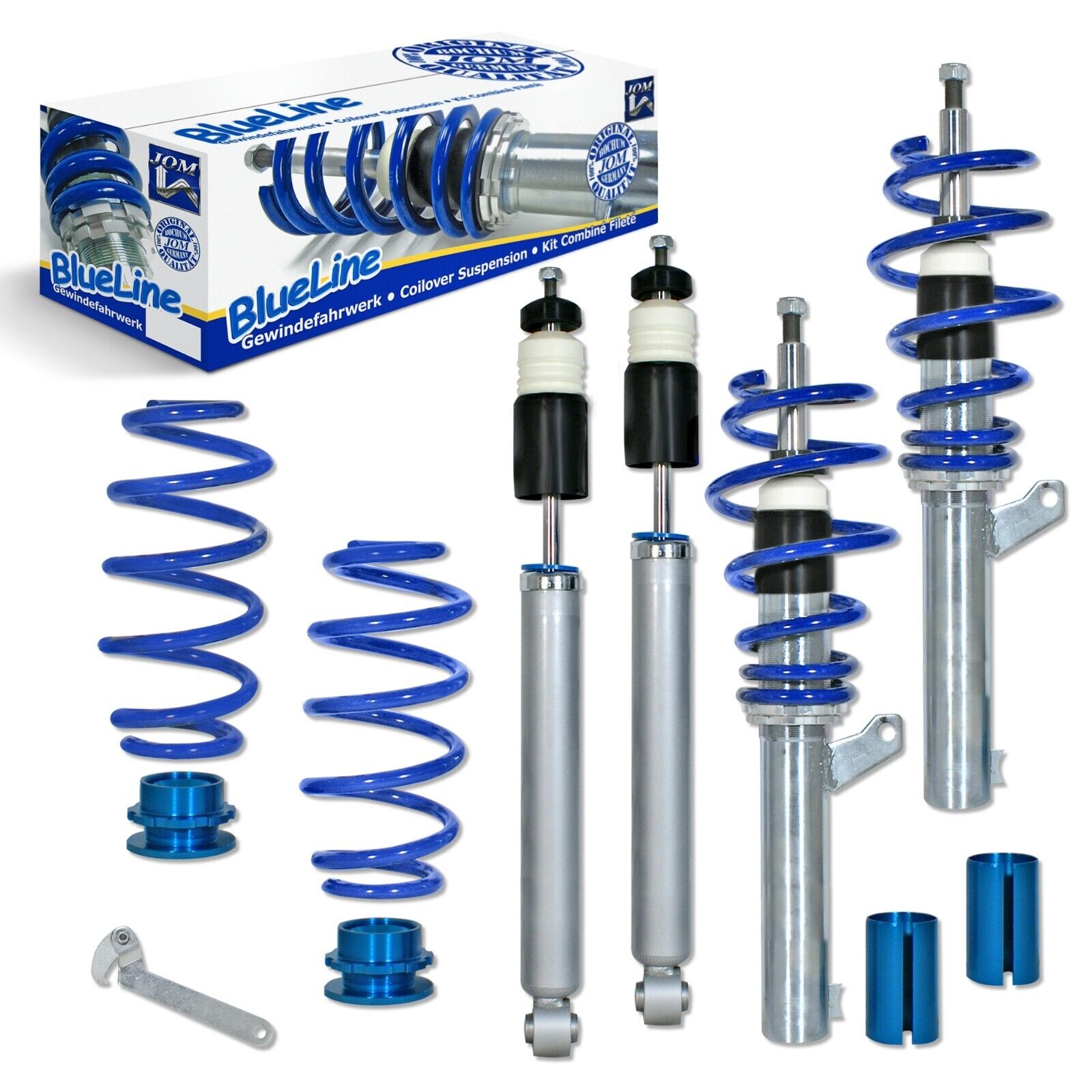 JOM BlueLine Coilovers Kit Audi A3 8P 1.9 TDi DSG 2.0 TDi NOT 4WD