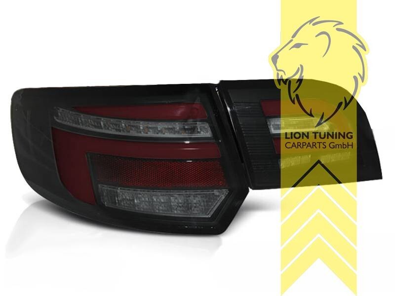LT Pair LED Lightbar Rear Lights Audi A3 8P Sportback black 08-12 LHD