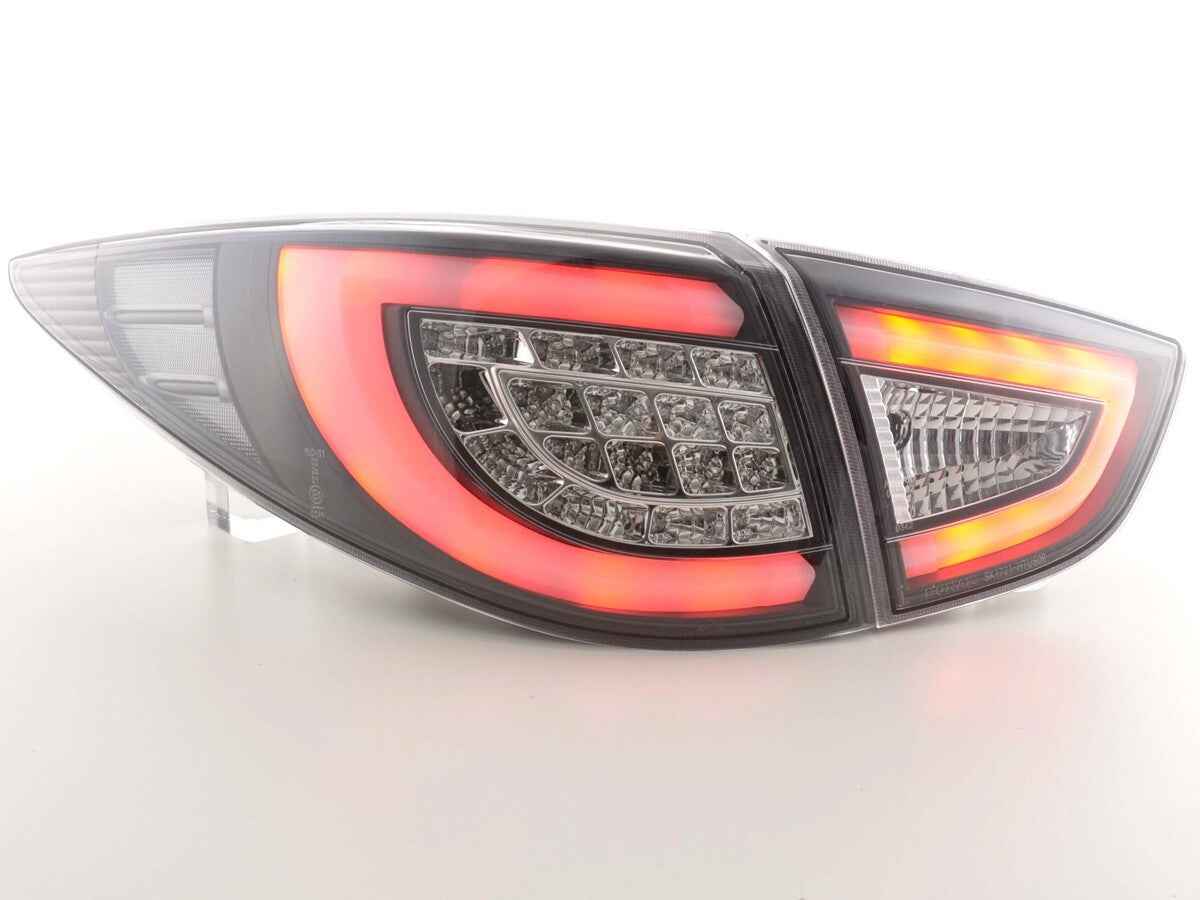 FK Pair ix35 09-15 EL black LED DRL Lightbar Rear Lights Tail Lamps Black LHD