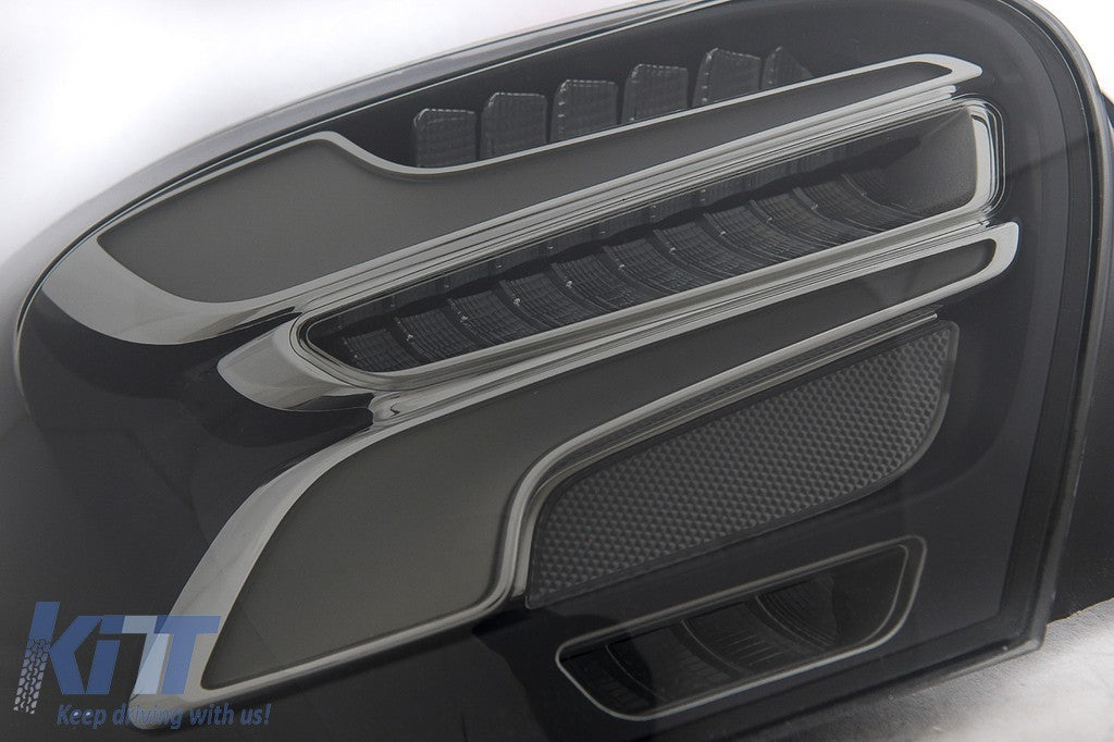 KT Pair LED Rear Lights Merc A-Class W176 13-08.15 Smoke Facelift AMG Style LHD