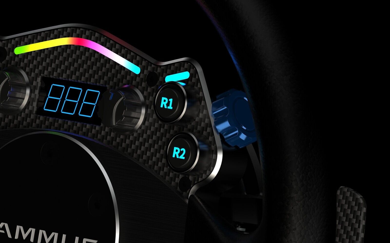 CAMMUS Bundle C12 Steering Wheel + CP5 Pedals + CS5 Clamp BUNDLE - PC Racing Driving Sim Simulator Package Deal