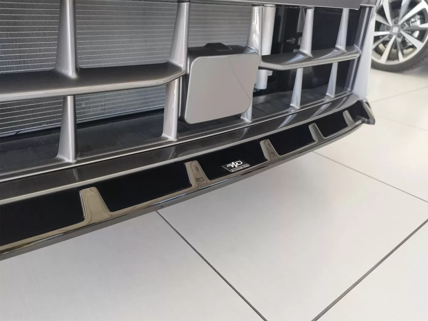 Motordrome Front Bumper Splitter Valance  Cupra Leon MK1 Facelift Gloss Black