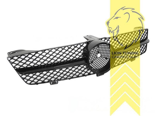 LTG radiator bumper grille Mercedes CLS C219 Facelift 06-10 glossy black ABS