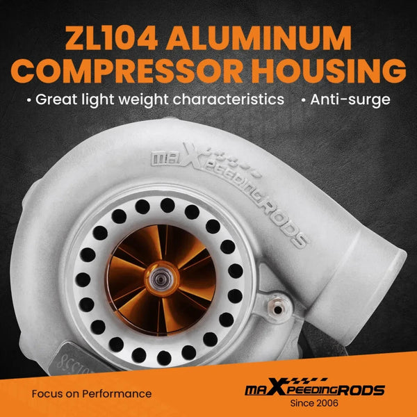 MXPR T3 Turbo Charger GT3582 GT35 A/R 0 .63 0.7 Anti Surge Billet Street Turbine