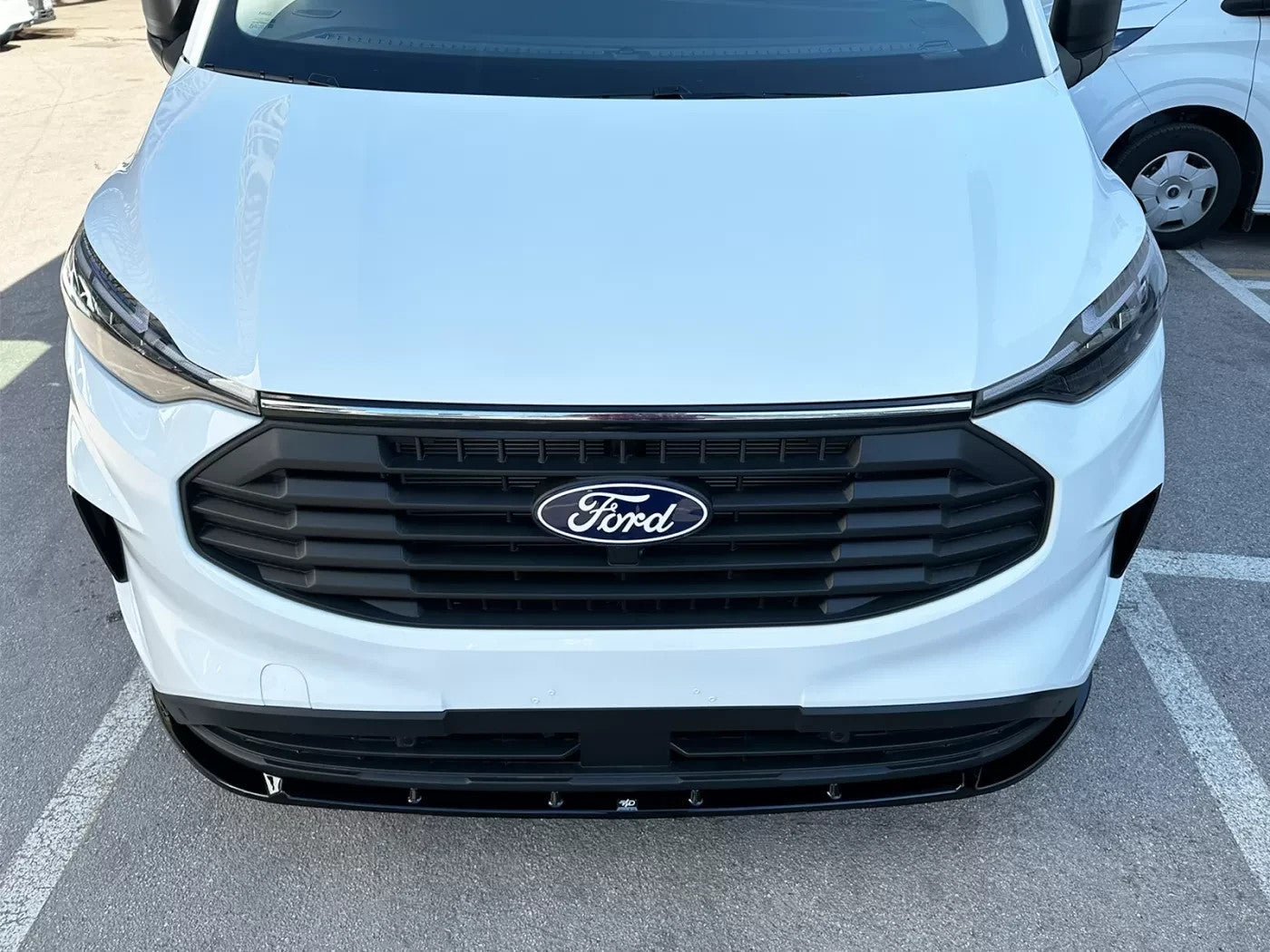 Motordrome Front Bumper Splitter V.1 Ford Transit Custom Tourneo Mk2 23+ Gloss