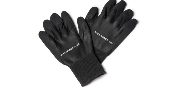 Genuine Porsche logo design work gloves workshop assembly gloves black Size 9 L