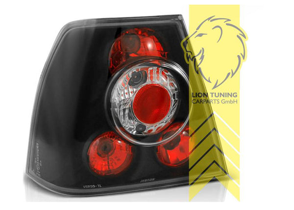 LT Pair Halogen Rear Lights Tail Lamps VW Bora Limo Saloon 98-05 black LHD