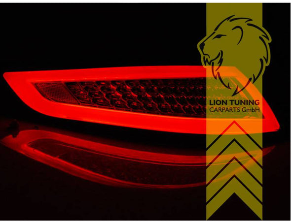 LT Pair LED DRL Lightbar Rear Tail Lights Porsche 911 997 red white