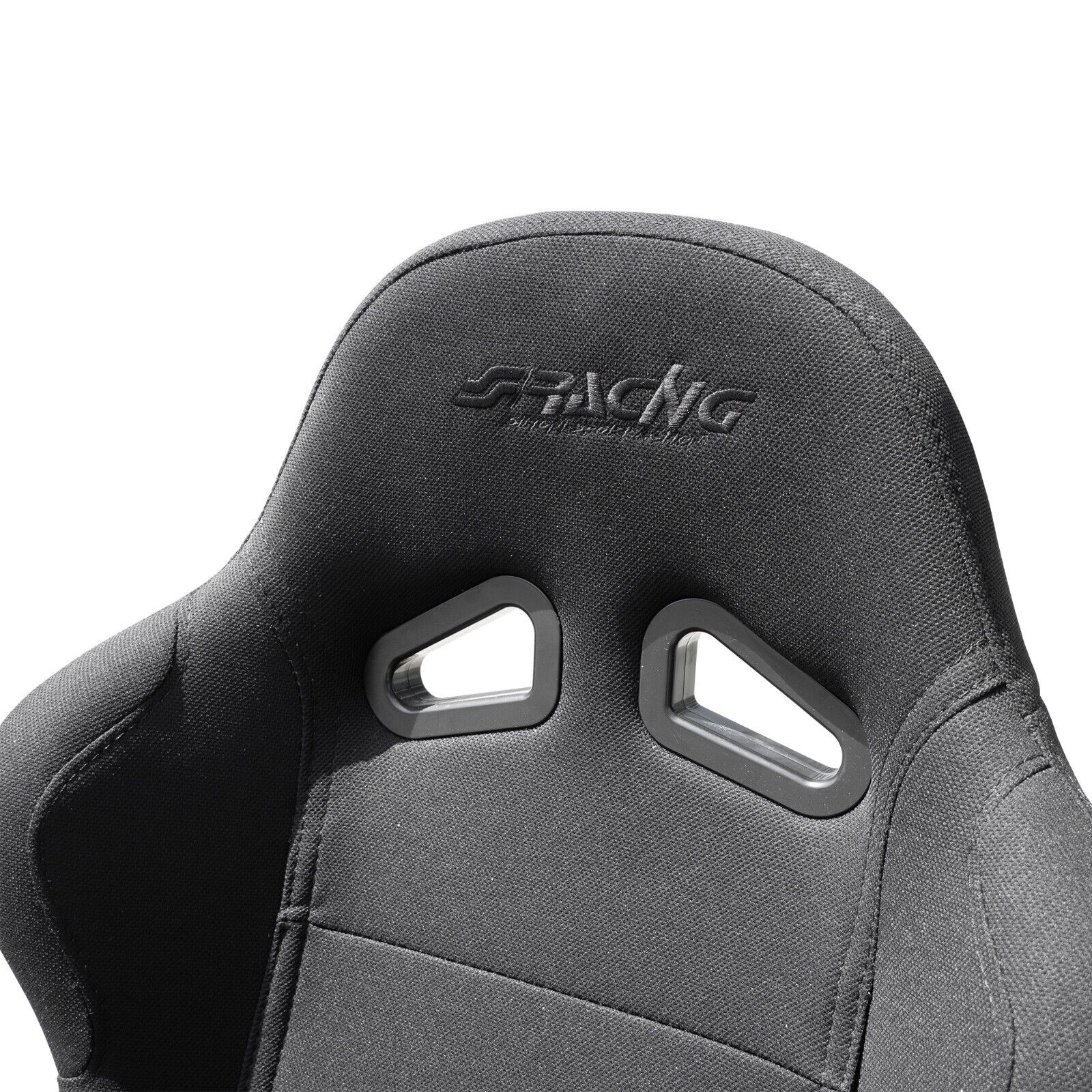 Simoni Racing x1 MAX Universal Reclining Sports Bucket Seat +Runners Black Textile UK Stock