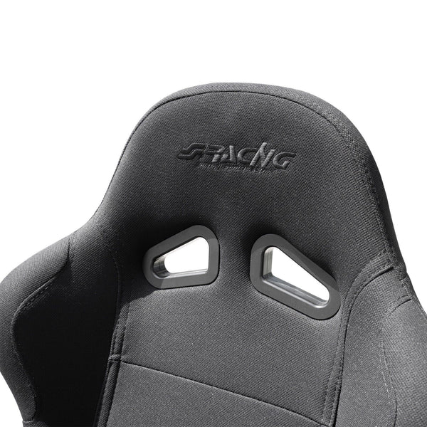 Simoni Racing x1 MAX Universal Reclining Sports Bucket Seat +Runners Black Textile UK Stock