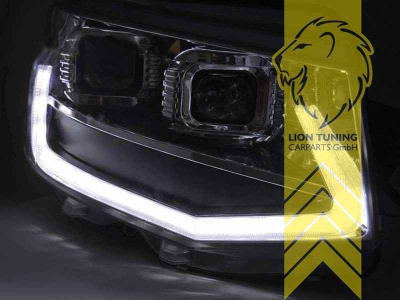LTG Pair LED DRL  Lightbar Headlights VW T6 15-19 Van Caravelle Transporter LHD