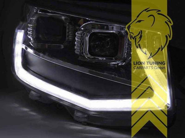 LTG Pair LED DRL  Lightbar Headlights VW T6 15-19 Van Caravelle Transporter LHD