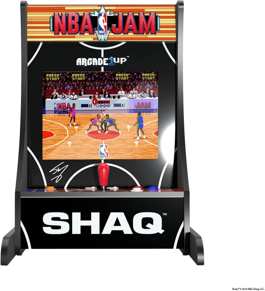UK Arcade1Up Partycade NBA Jam Shaq Edition Arcade Machine 17" LCD 3 Games