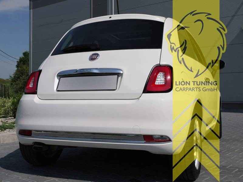 LT Pair LED Lightbar Rear Lights Tail Fiat 500 500C 595 695 312 FL Abarth Red