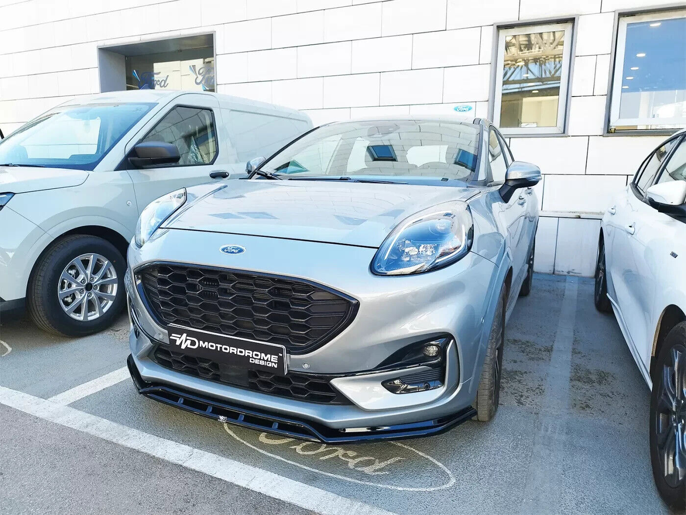 Motordrome Design Front Bumper Lower Splitter V.2 Ford Puma ST-Line 2019+