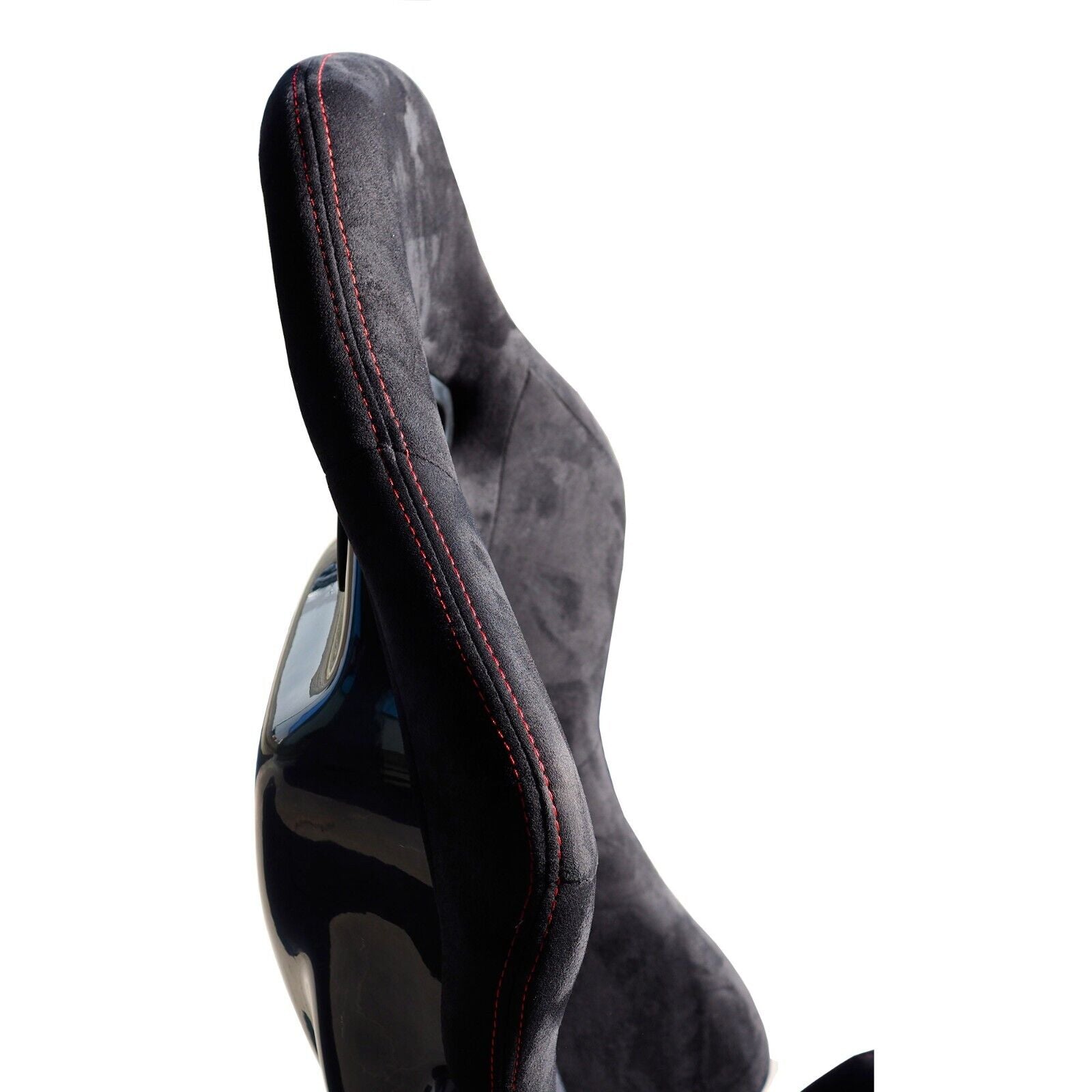 Simoni Racing Universal Kimi SRSF/17 x1 Individual Bucket Seat Black Red Stitch Alcantara